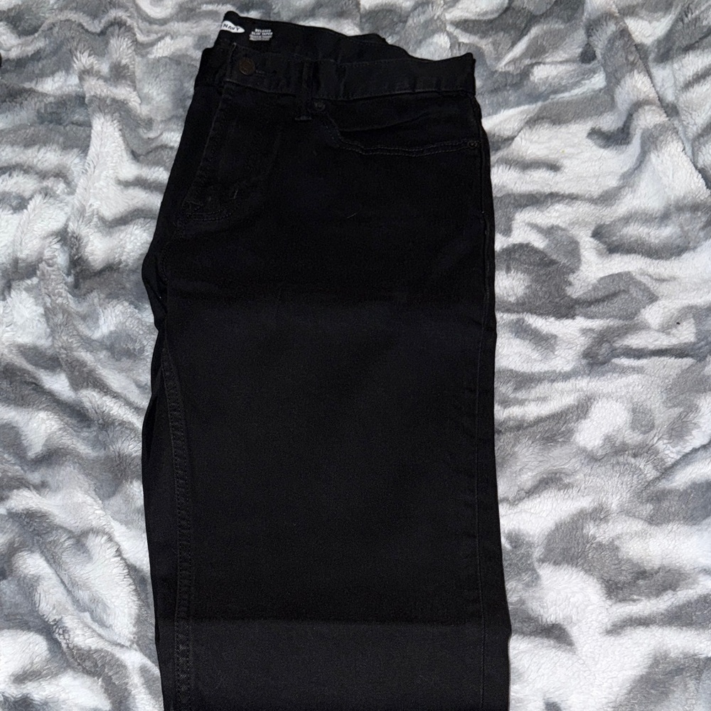 Old Navy Men's Jet Black Skinny Jeans